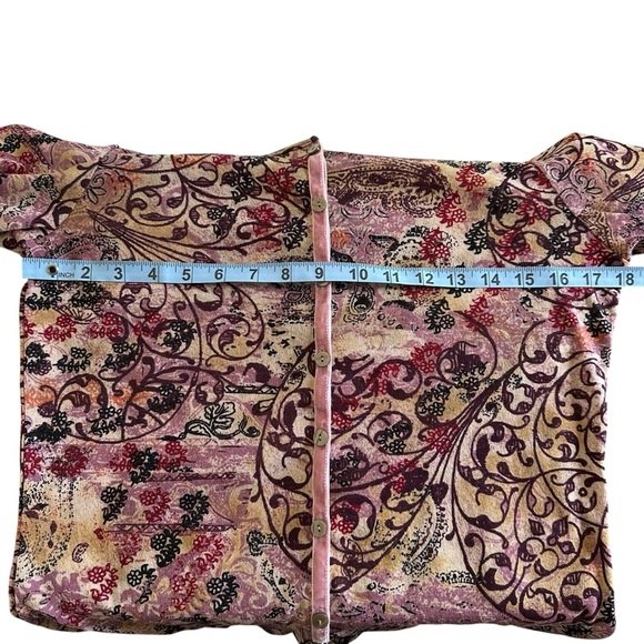 J. Jill Multicolor Button Down Shirt - Picture 3 of 5